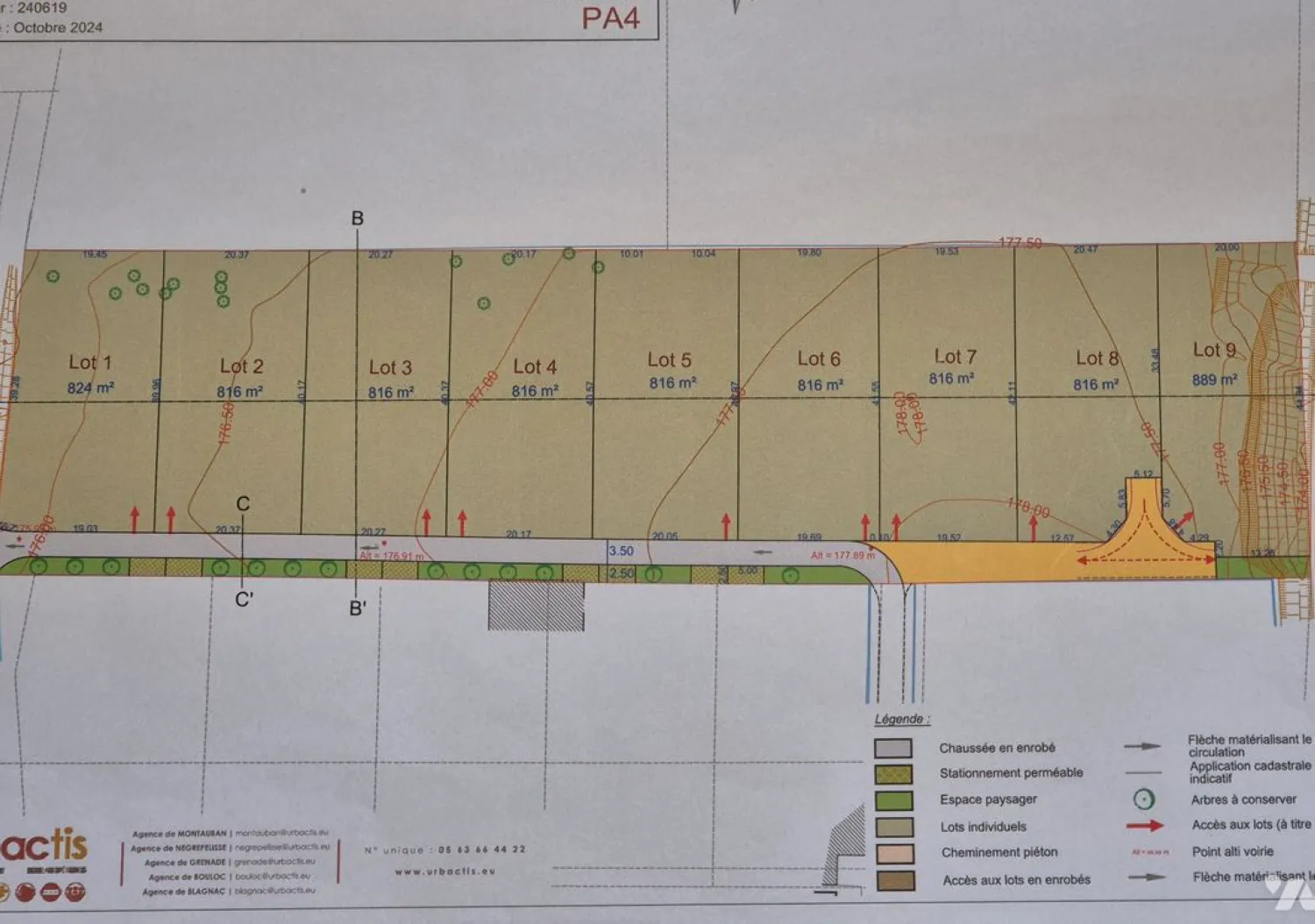 annonces immobiliere terrain 816 m² st sardos · 57 000 €